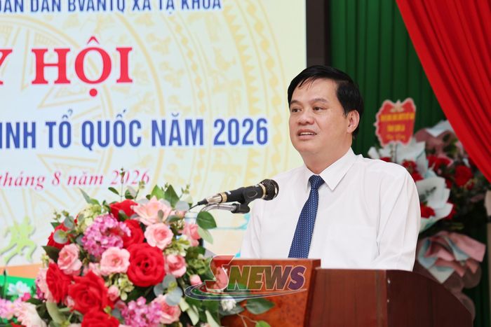Đồng chí Nguyễn Mạnh Hùng phát biểu tại Ngày hội.