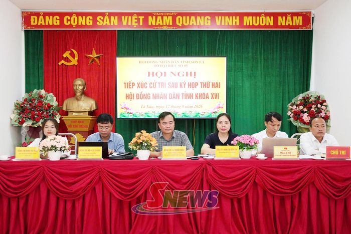 Tổ đại biểu số 5 HĐND tỉnh tiếp xúc cử tri xã Tà Xùa.