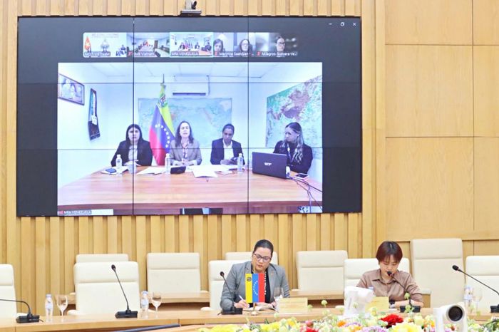 Thứ trưởng Ngoại giao Venezuela Andrea Corao Faría khẳng định Kỳ họp lần IV Uỷ ban liên Chính phủ Việt Nam - Venezuela là dịp để hai bên rà soát tình hình hợp tác, xác định các lĩnh vực ưu tiên và thực chất - Nguồn: Cổng thông tin điện tử Bộ Công Thương