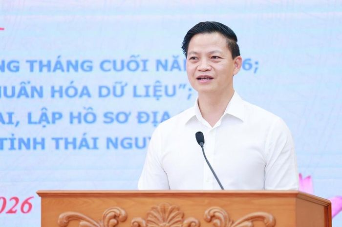 Ông Vương Quốc Tuấn - Chủ tịch UBND tỉnh Thái Nguyên phát biểu chỉ đạo Hội nghị (Ảnh: thainguyen.gov.vn)