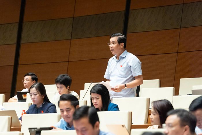 Đại biểu Nguyễn Cao Sơn (đoàn Phú Thọ). Ảnh: Media Quốc hội.