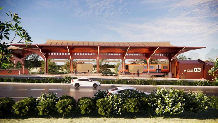 Sáu nhà ga trên tuyến LRT Phú Quốc được thiết kế theo đặc trưng văn hóa các vùng miền Việt Nam.