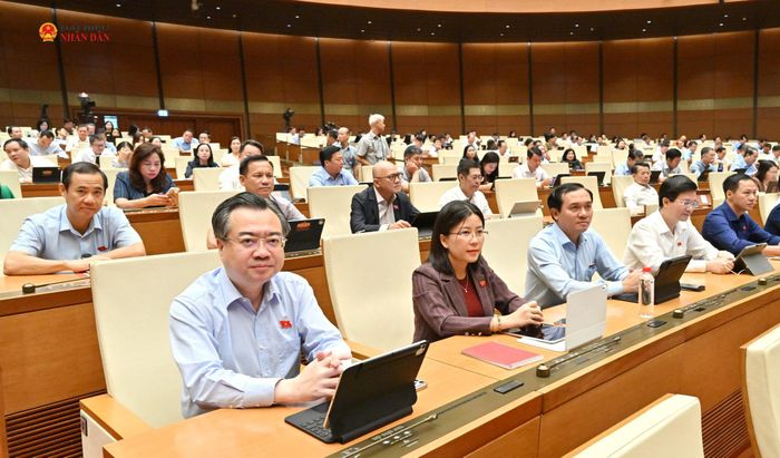 Các đại biểu dự phiên họp. Ảnh: Quang Khánh