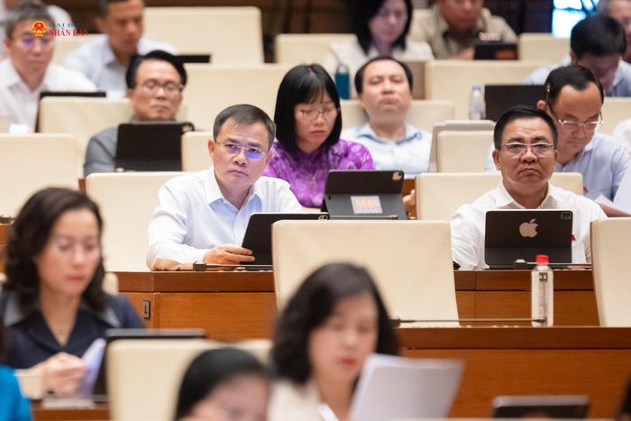 Các đại biểu tham dự phiên họp. Ảnh: Phạm Thắng