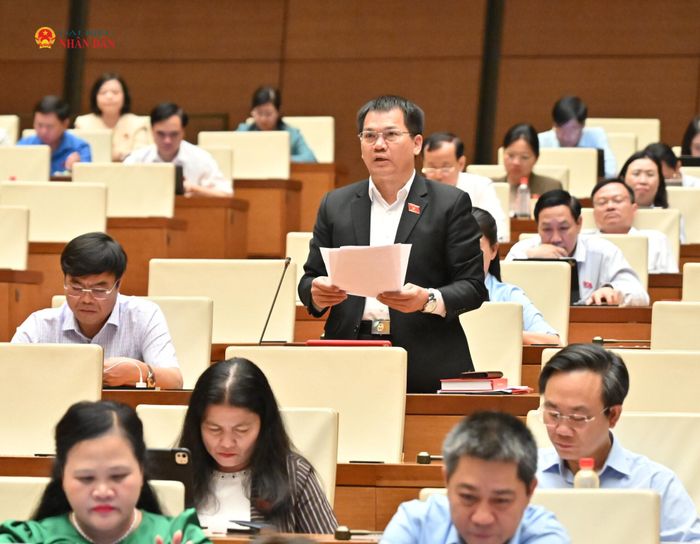 ĐBQH Dương Khắc Mai (Lâm Đồng) phát biểu. Ảnh: Quang Khánh