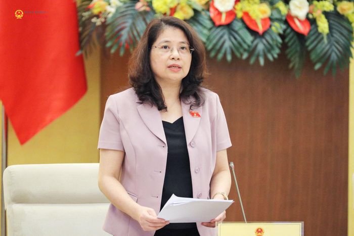Phó Chủ nhiệm Ủy ban Pháp luật và Tư pháp Trần Hồng Nguyên phát biểu