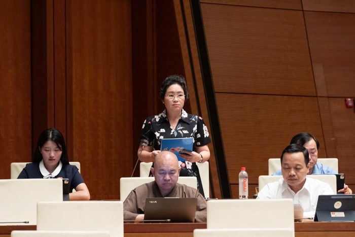 Đại biểu Lò Thị Luyến (Đoàn Điện Biên). Ảnh: Media Quốc hội