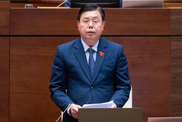 Bộ trưởng Nội vụ Nguyễn Tiến Hải. Ảnh: Media Quốc hội.