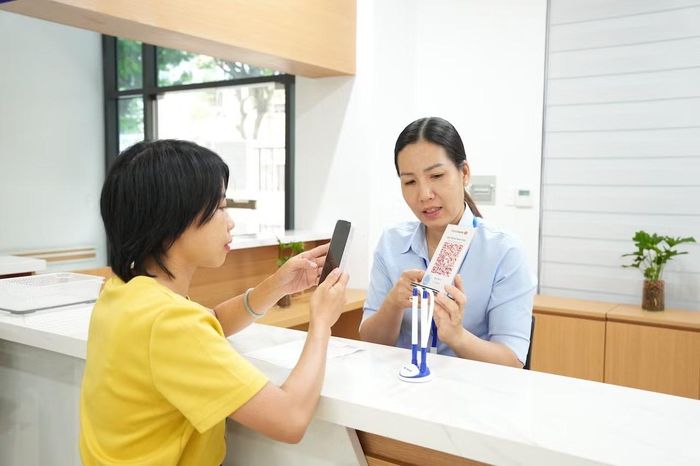 Chuyển đổi số tại Bệnh viện 199 giúp việc đăng ký khám bệnh chỉ tính bằng giây.