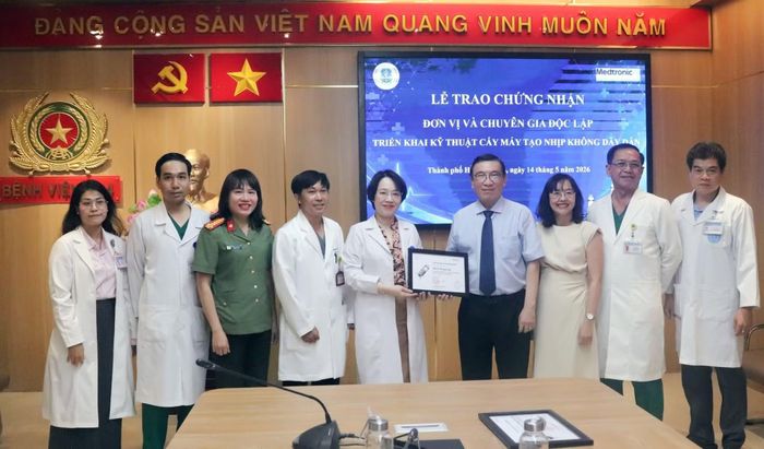 Bệnh viện 30-4 được Medtronic công nhận là trung tâm độc lập trong triển khai kỹ thuật tạo nhịp tim không dây.