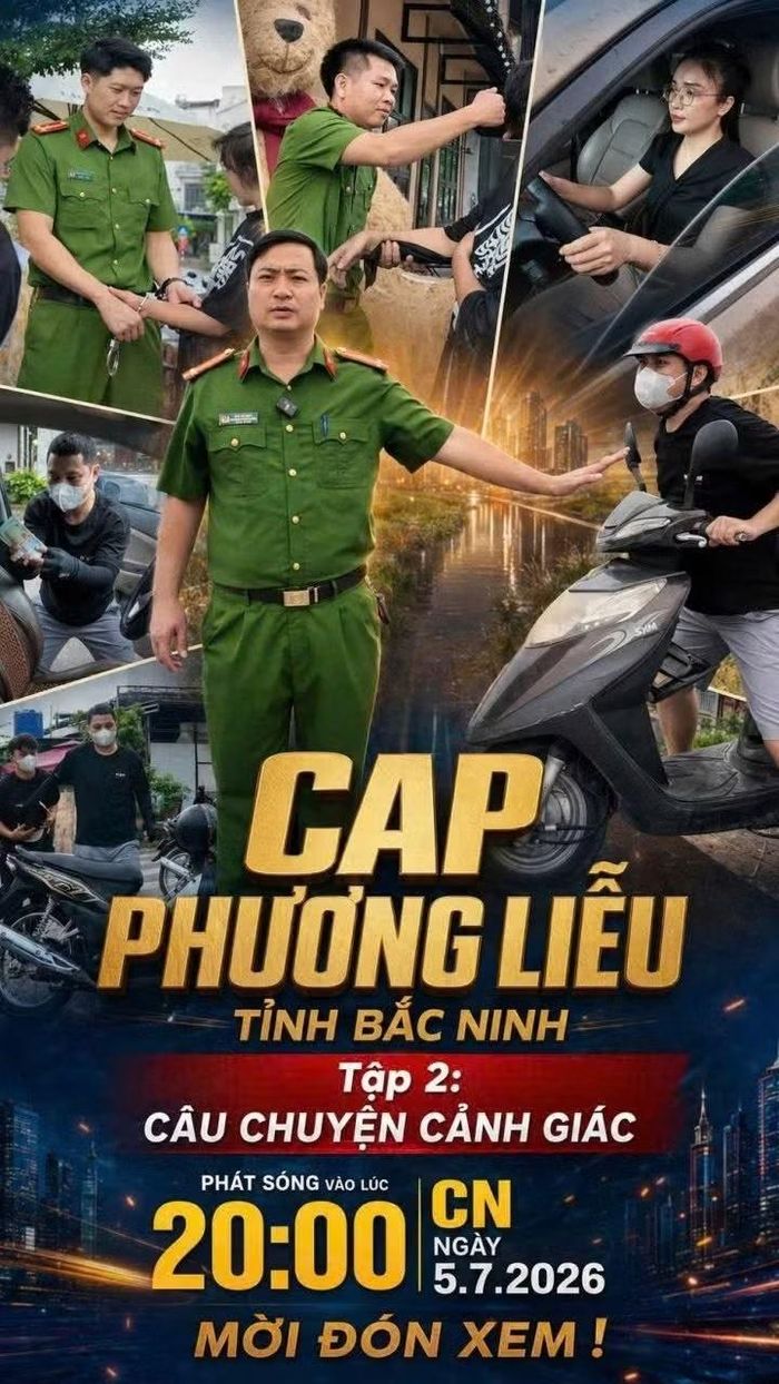 Poster chuyên nghiệp của Công an phường Phương Liễu.
