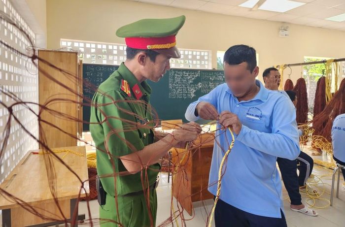  Học viên học nghề thuộc chương trình ﻿cai nghiện ma túy. 