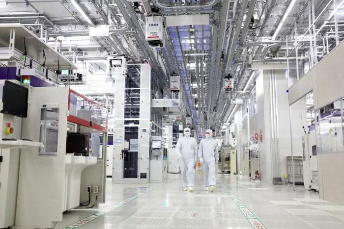 Nhà máy sản xuất chip của Samsung Electronics tại Pyeongtaek, Hàn Quốc. Nguồn ảnh: Reuters