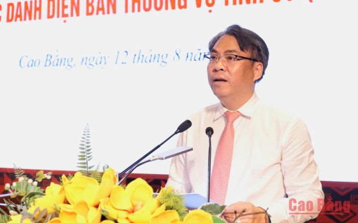 Bí thư Tỉnh ủy Phan Thăng An phát biểu kết luận hội nghị.