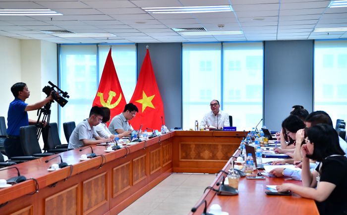 Quang cảnh buổi nghiệm thu.