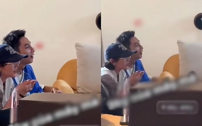 Cả hai còn từng lọt vào ống kính của "team qua đường" khi đang ở Thái Lan