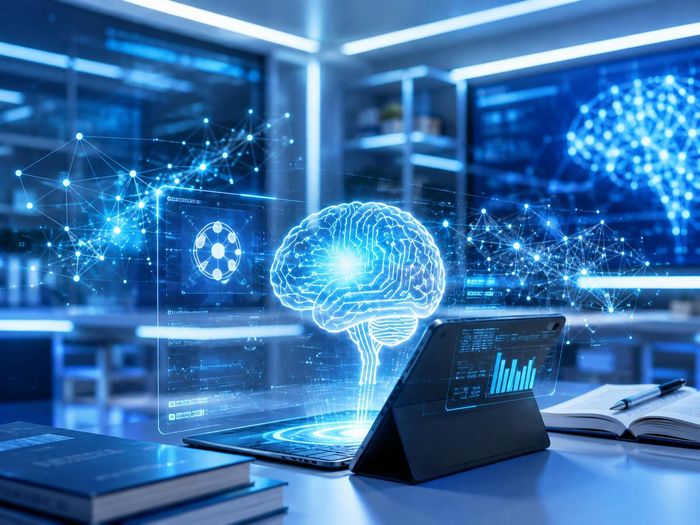 Phấn đấu đến 2030, 100% sinh viên đại học được trang bị kỹ năng AI. Ảnh minh họa