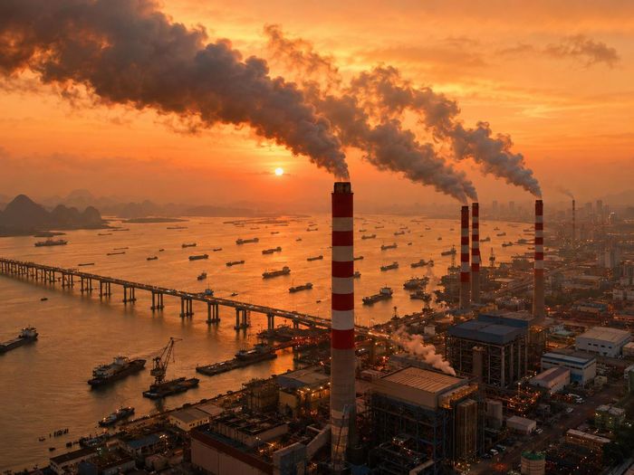 2.441 cơ sở phát thải khí nhà kính phải thực hiện kiểm kê khí nhà kính. Ảnh minh họa