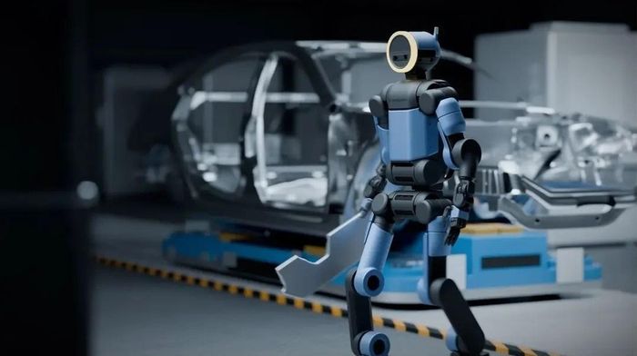 Robot Atlas có thể tự động quay trở lại trạm, thay pin trong vòng chưa đầy ba phút và tiếp tục công việc. (Ảnh: Boston Dynamics)