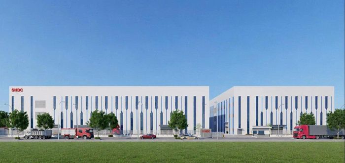  Phối cảnh 3D Nhà máy điện tử SHDC sau khi hoàn thành tại Khu công nghiệp Lai Cách, Hải Phòng.