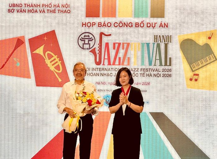 Nghệ sĩ Quyền Văn Minh trở thành đại sứ thương hiệu dự án Hanoi Jazztival 2026. Ảnh: Hoàng Quyên