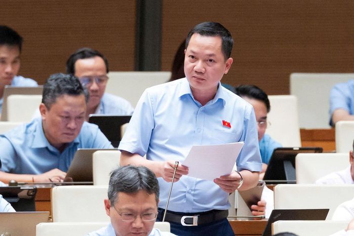 Đại biểu Trịnh Xuân An (Đoàn Đồng Nai) phát biểu. Ảnh: media.quochoi.vn