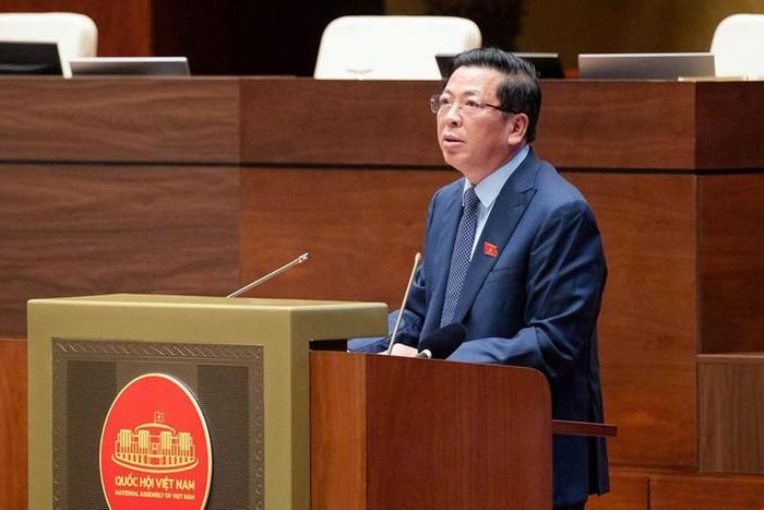 Bộ trưởng Bộ Xây dựng Trần Hồng Minh. Ảnh: Media Quốc hội