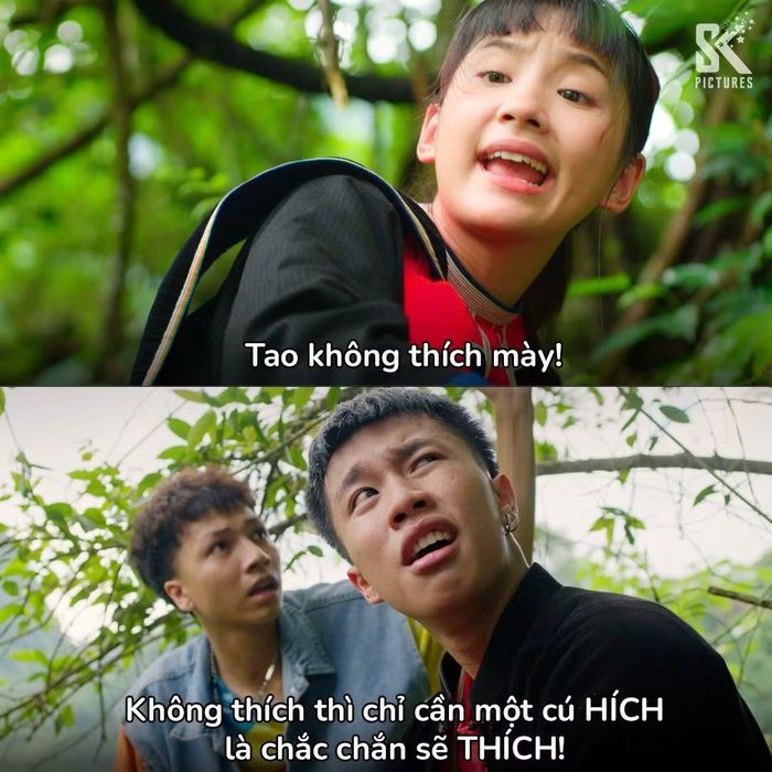 Những màn tranh cãi giữa Chải và Pu trở thành điểm nhấn của phim.