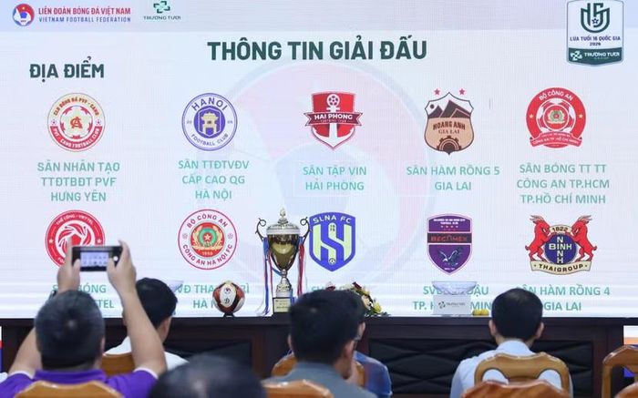 10 đội mạnh tranh tài giải U16 quốc gia 2026
