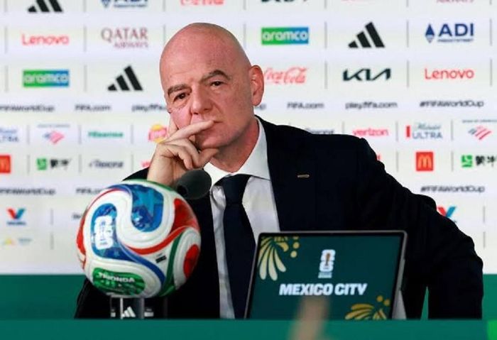 Infantino là nhân vật quyền lực bậc nhất thế giới bóng đá hiện nay. Ảnh: Reuters.