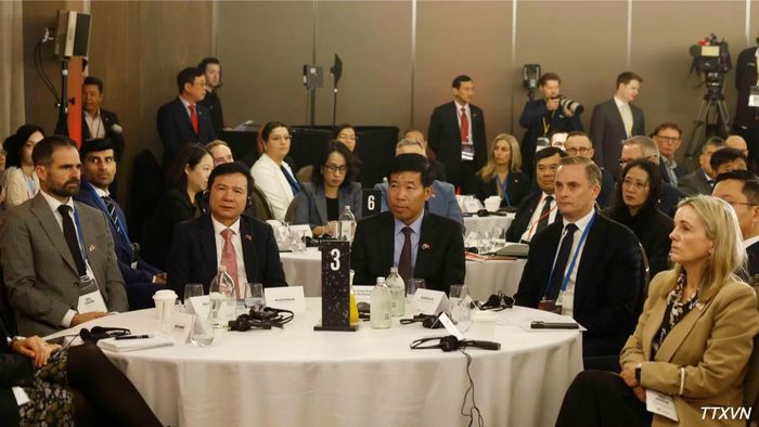 Các đại biểu dự Tọa đàm doanh nghiệp Việt Nam-New Zealand. (Ảnh: Thống Nhất/TTXVN)