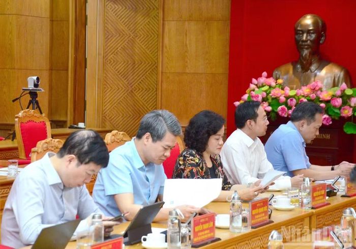 Các đại biểu tham dự hội nghị. (Ảnh: PHẠM CƯỜNG)