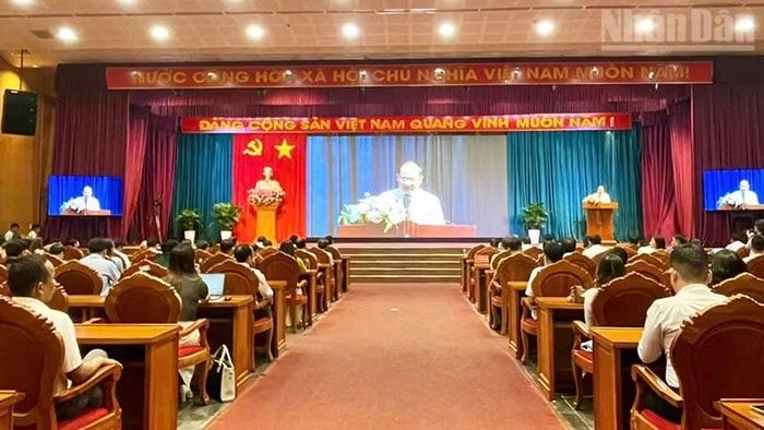Quang cảnh buổi lễ trao giải.