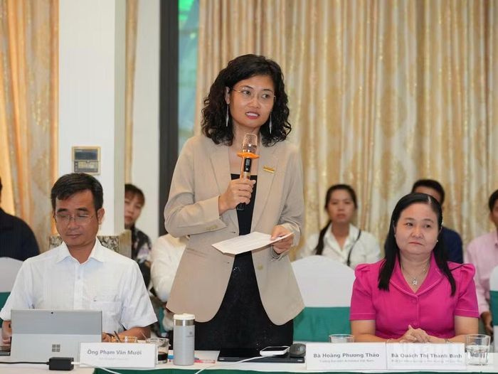 Bà Hoàng Phương Thảo, Giám đốc quốc gia ActionAid quốc tế tại Việt Nam cho rằng cộng đồng không chỉ là đối tượng thụ hưởng mà còn trực tiếp tham gia tạo ra tri thức.