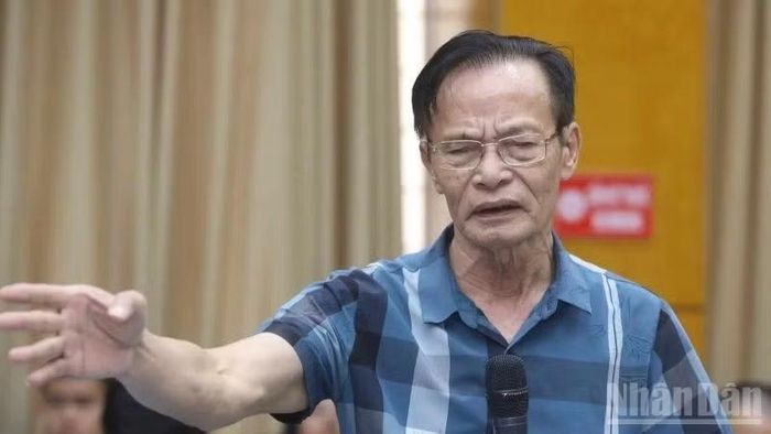 Tiến sĩ Lê Xuân Nghĩa, thành viên Hội đồng Tư vấn chính sách tài chính-tiền tệ quốc gia. (Ảnh: DOÃN TUẤN LINH)