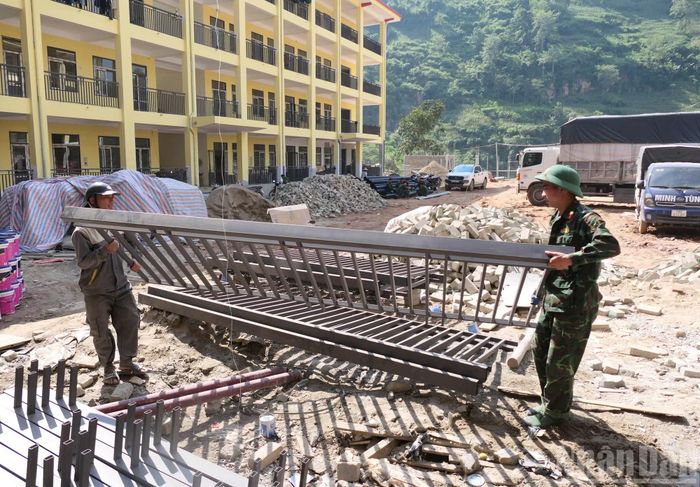 Đến nay, dự án đã hoàn thành khoảng 85% khối lượng công việc, phấn đấu hoàn thành trước năm học mới.