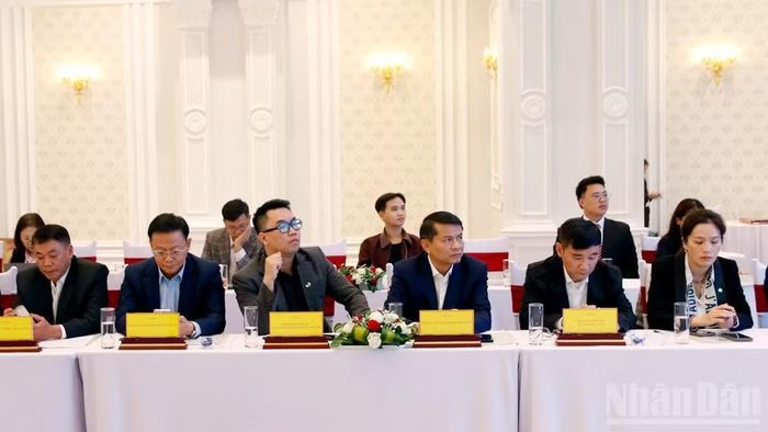 Đại diện sở ngành và doanh nghiệp tại Lâm Đồng tham dự chương trình. (Ảnh: Mai Văn Bảo)