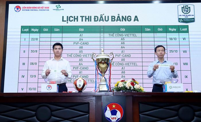 Bốc thăm chia bảng thi đấu.