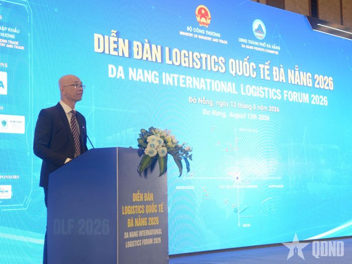 Đồng chí Trần Thanh Hải, Phó cục trưởng Cục Xuất nhập khẩu (Bộ Công Thương) phát biểu. 