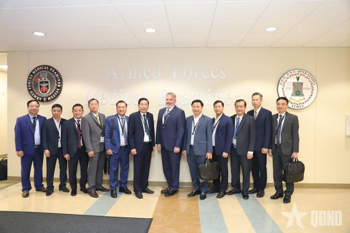 Đoàn công tác khảo sát và trao đổi kinh nghiệm thực tiễn tại Hệ thống Giám định Y khoa Lực lượng Vũ trang Hoa Kỳ.