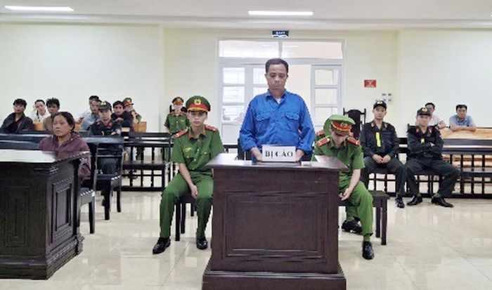 Bị cáo Y Nuen Ayun tại phiên tòa ngày 5-8.