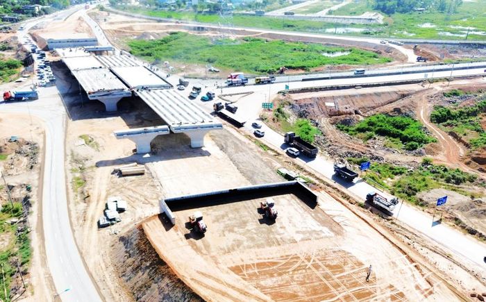 Dự án Nút giao QL14B với cao tốc Đà Nẵng - Quảng Ngãi hiện đang gặp khó khăn về VLXD.