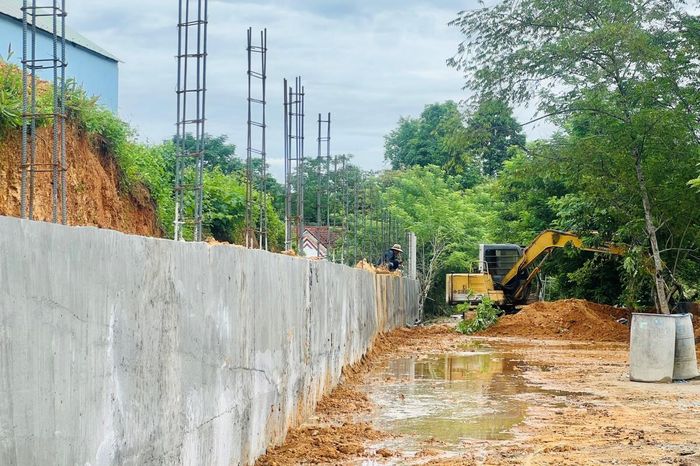 Xã Quế Phước đang đầu tư nhiều công trình, hạ tầng trọng điểm.