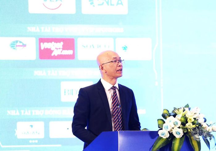 Phó Cục trưởng Cục XNK Trần Thanh Hải phát biểu tại Diễn đàn.