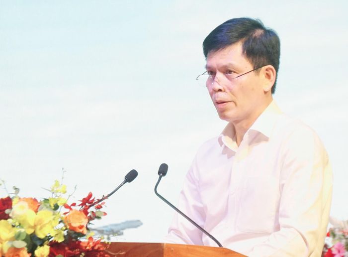 Thứ trưởng Bộ Xây dựng Lê Anh Tuấn phát biểu tại sự kiện