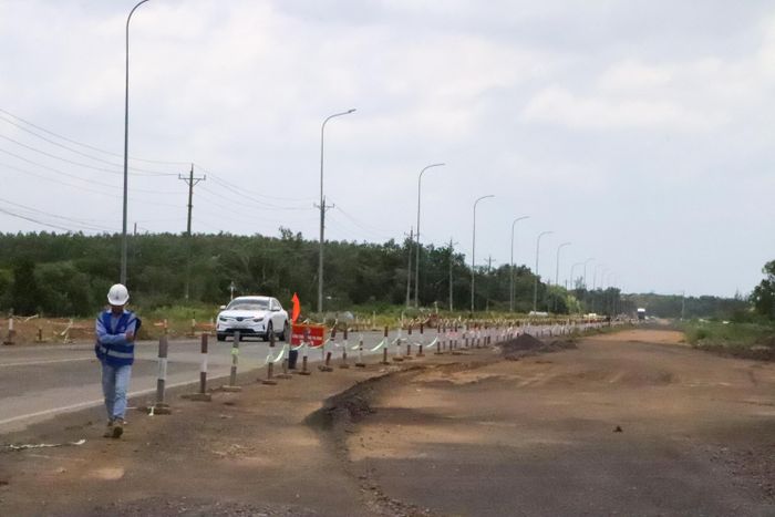  Dự án nâng cấp đường tỉnh 994. Ảnh: THÀNH HUY 