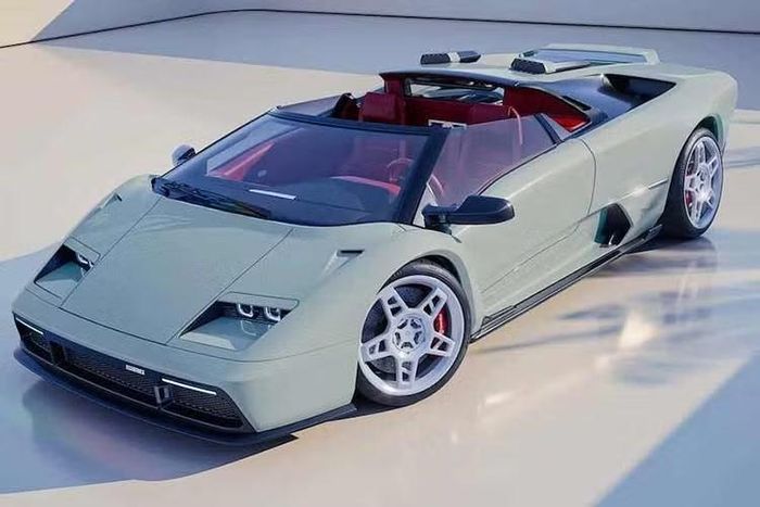 Tại Tuần lễ xe hơi Monterey, Eccentrica đã phục chế Lamborghini Diablo Roadster lên một tầm cao mới. Hãng xe Ý này đã ra mắt mẫu V12 Roadster mới, một phiên bản mui trần được phát triển từ chiếc coupe V12 nguyên bản của Eccentrica, kết hợp vẻ ngoài của siêu xe thập niên 1990 với kỹ thuật hiện đại và động cơ V12 hút khí tự nhiên.