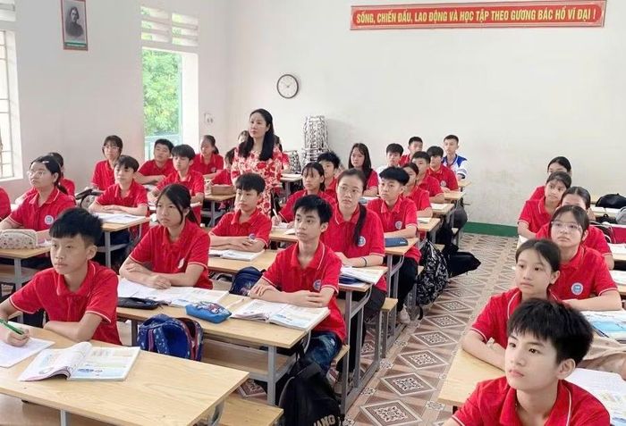 Trường THCS Vĩnh Lại quan tâm đầu tư cơ sở vật chất đáp ứng yêu cầu dạy học tiếng Anh.