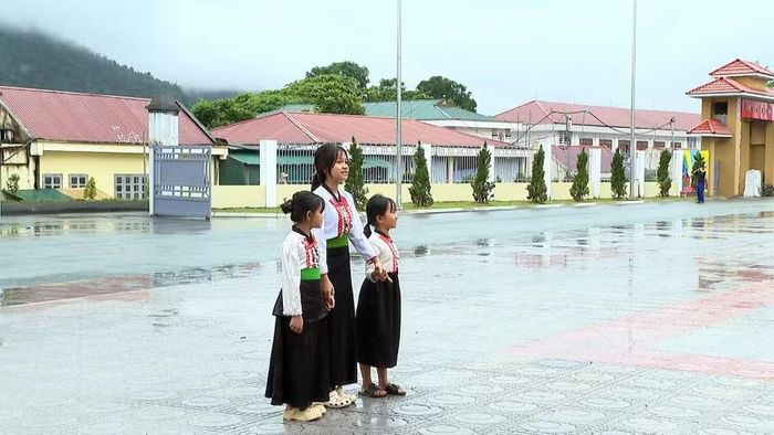 Học sinh Trường rường PTNT TH&THCS Pa Tần (Lai Châu) mong chờ ngày khai trường.