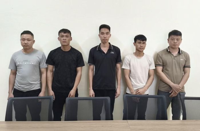 Các bị can trong vụ án.